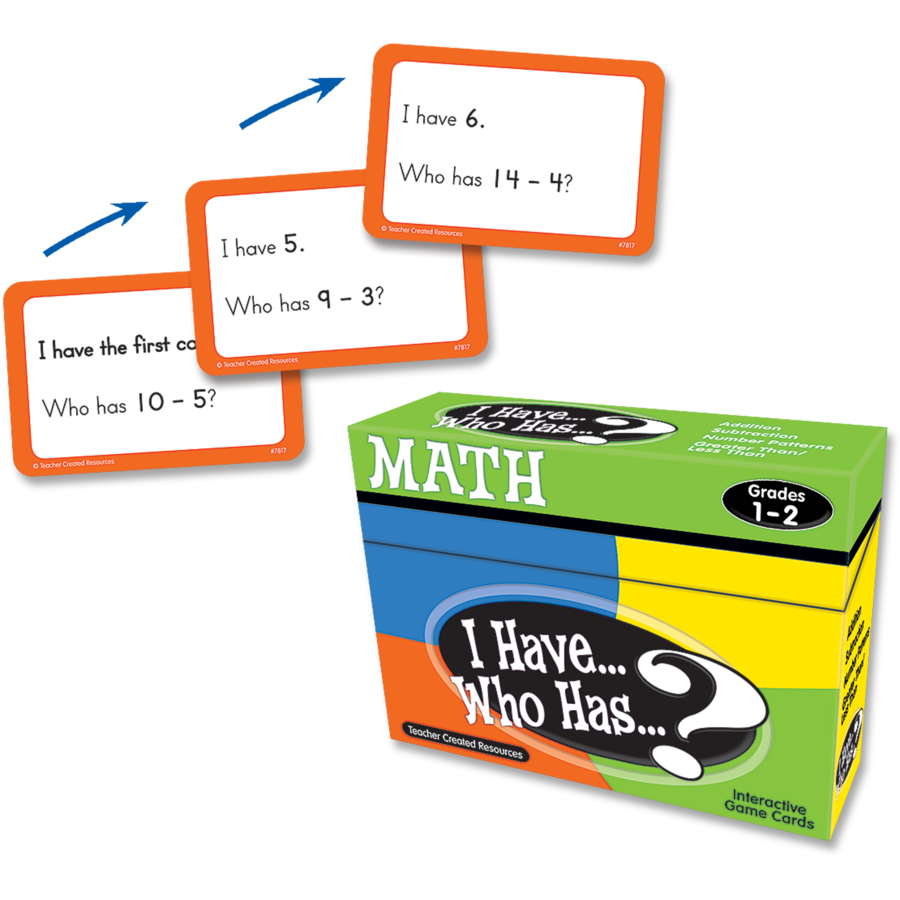 I Have… Who Has…? Math Game, Grade Level: 1-2
