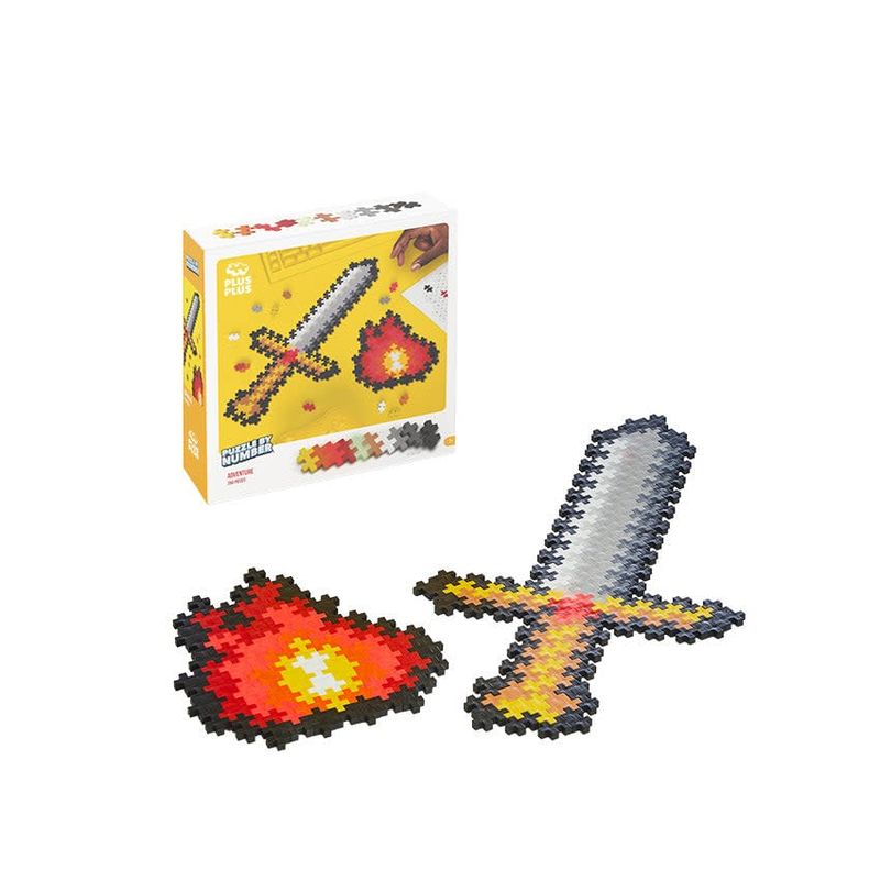 PLUS PLUS® Puzzle by Number® - 250 PC - Adventure
