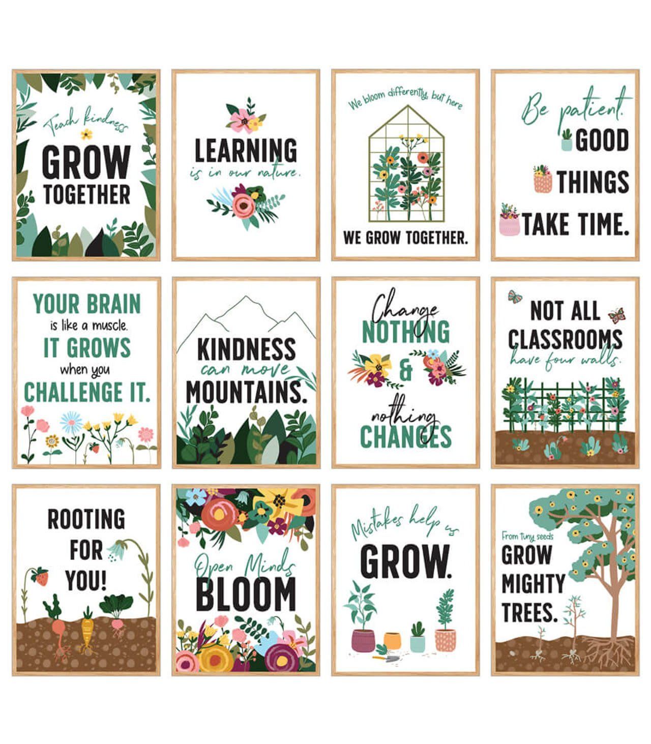 Grow Together Mini Posters: Grow Together Poster Set