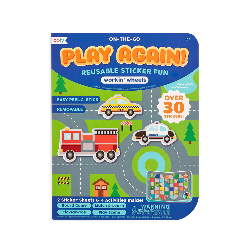 Play Again! Mini On-The-Go Activity Kit - Working Wheels