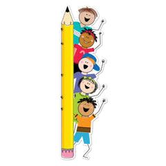 Stick Kids Friends Giant Banner