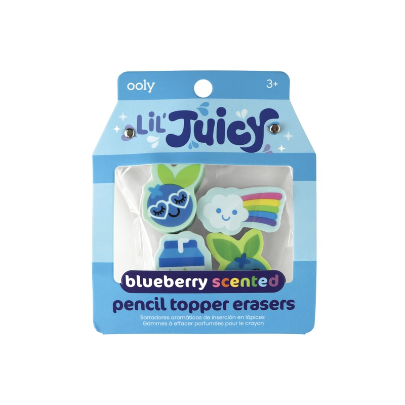 Lil’ Juicy Scented Topper Erasers (Blueberry)