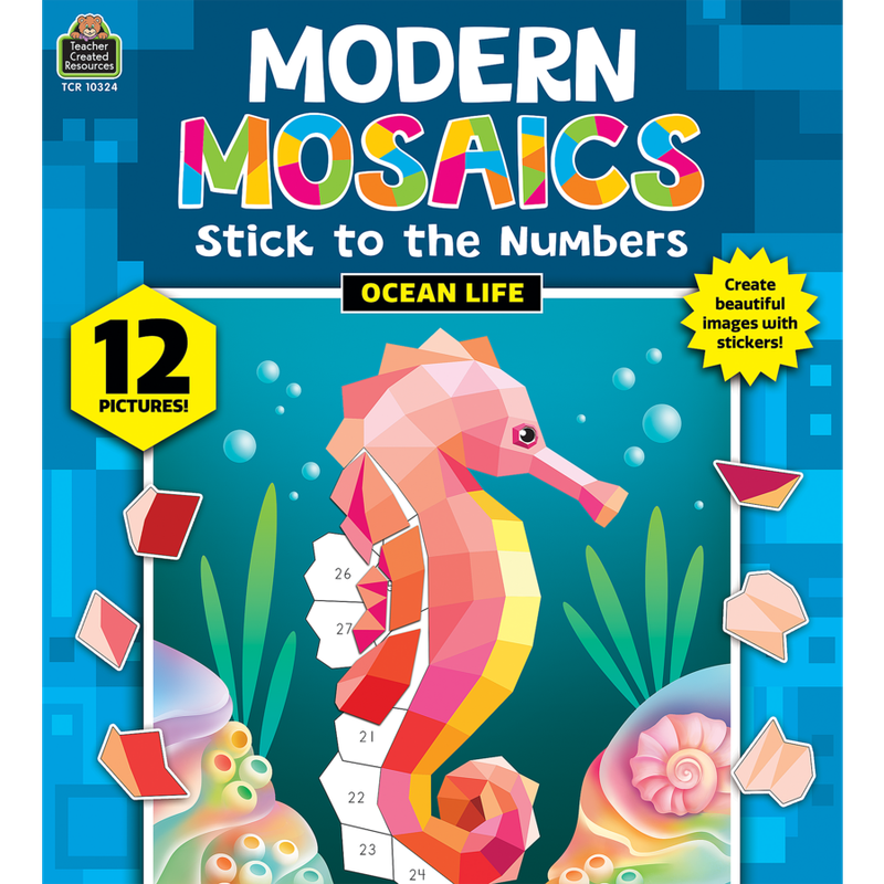 Ocean Life Modern Mosaics Stick to the Numbers