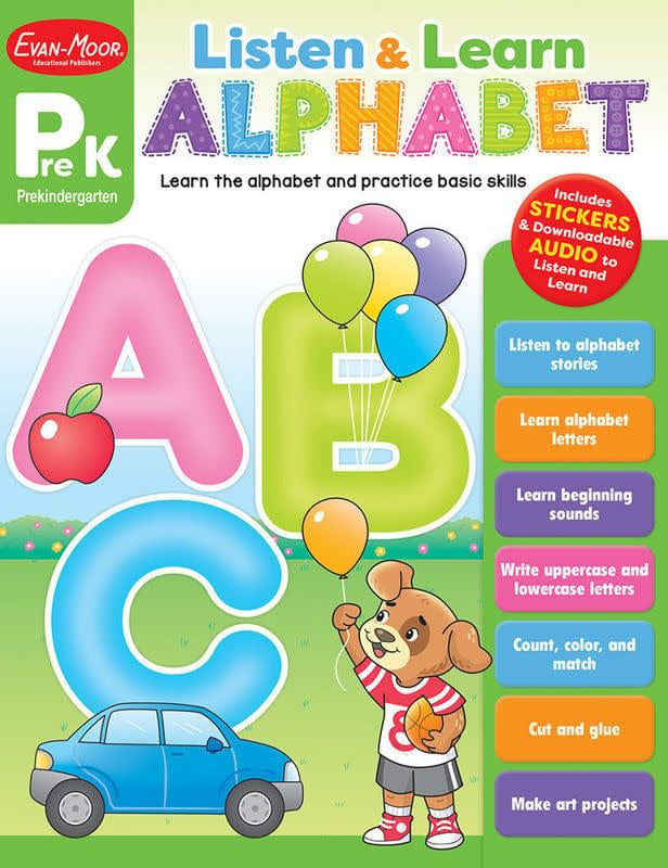 Listen and Learn: Alphabet, Grade PreK