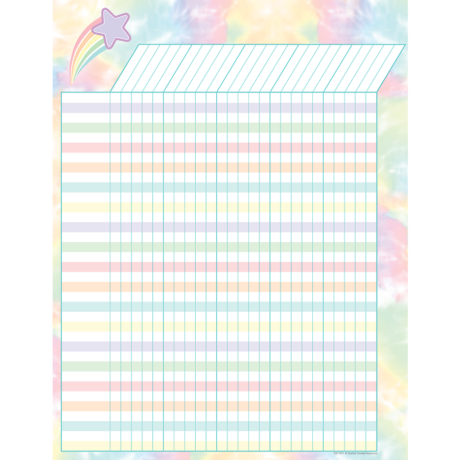 Pastel Pop Incentive Chart