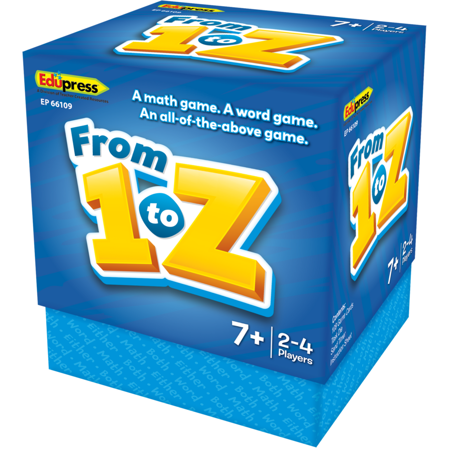 From 1 to Z Card Game