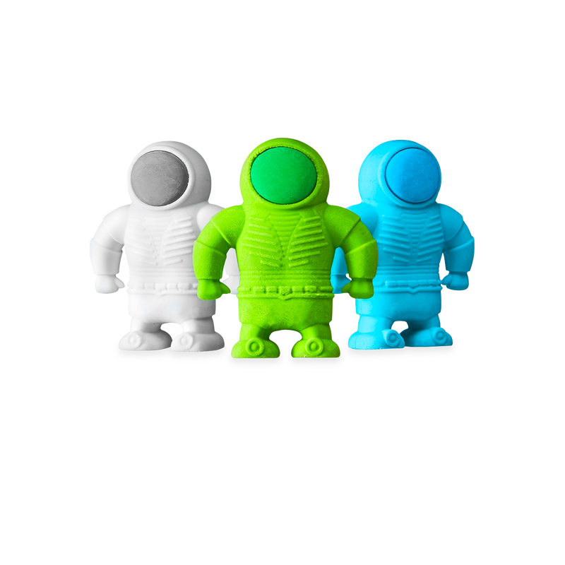 Astronaut Erasers - Set of 3