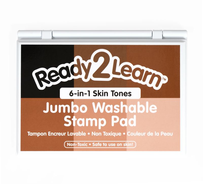 Jumbo 6-in-1 Washable Stamp Pad - Skin Tones