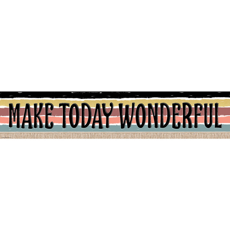 Wonderfully Wild Make Today Wonderful Banner