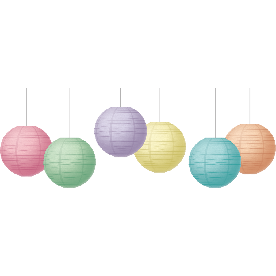 Pastel Pop 8" Hanging Paper Lanterns