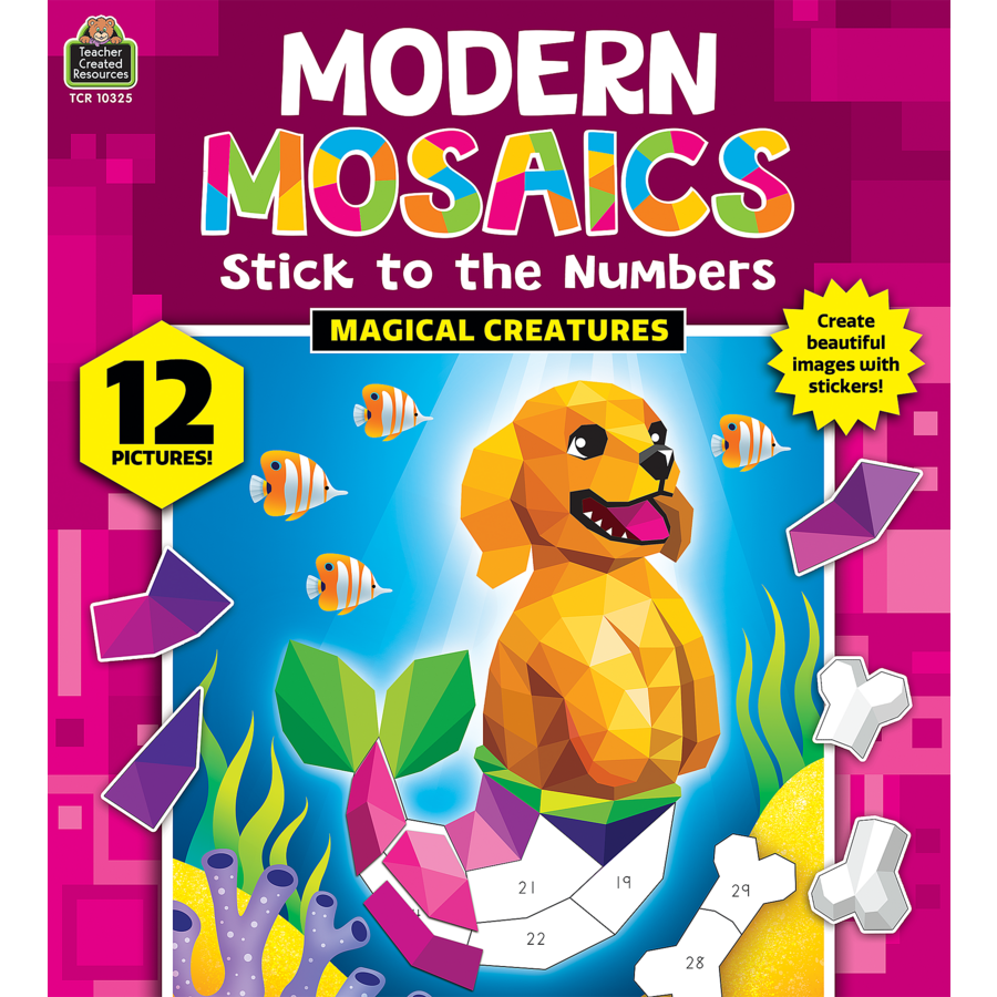 Magical Creatures Modern Mosaics Stick to the Numbers