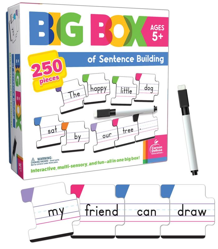 Big Box of Sentence Building Puzzle Grade K-3