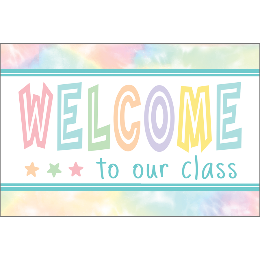 Pastel Pop Welcome Postcards