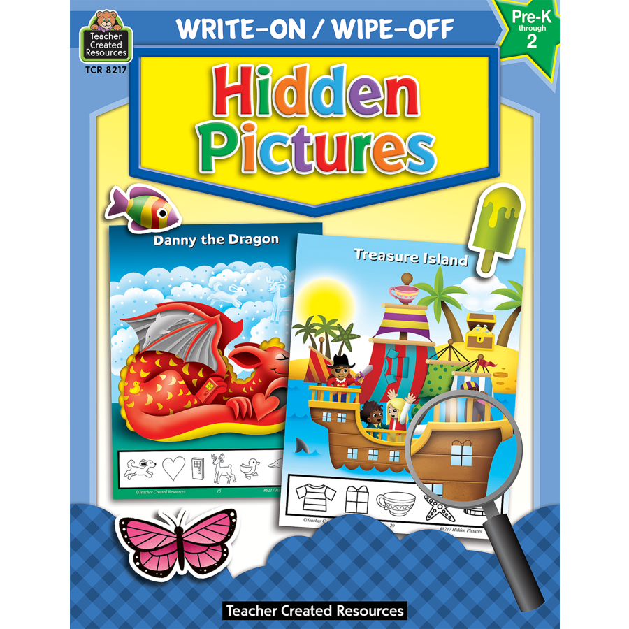 Write-On/Wipe-Off Book: Hidden Pictures