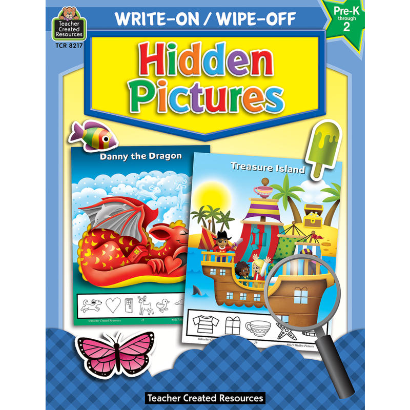 Write-On/Wipe-Off Book: Hidden Pictures