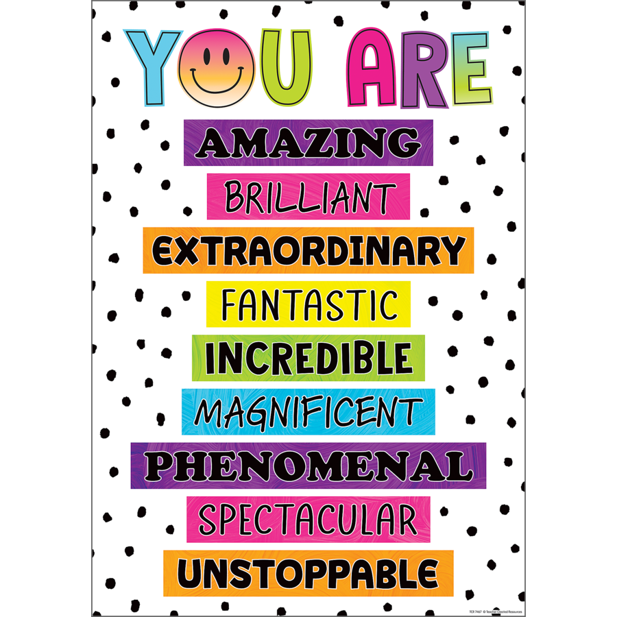 Brights 4Ever You Are Amazing Positive Poster