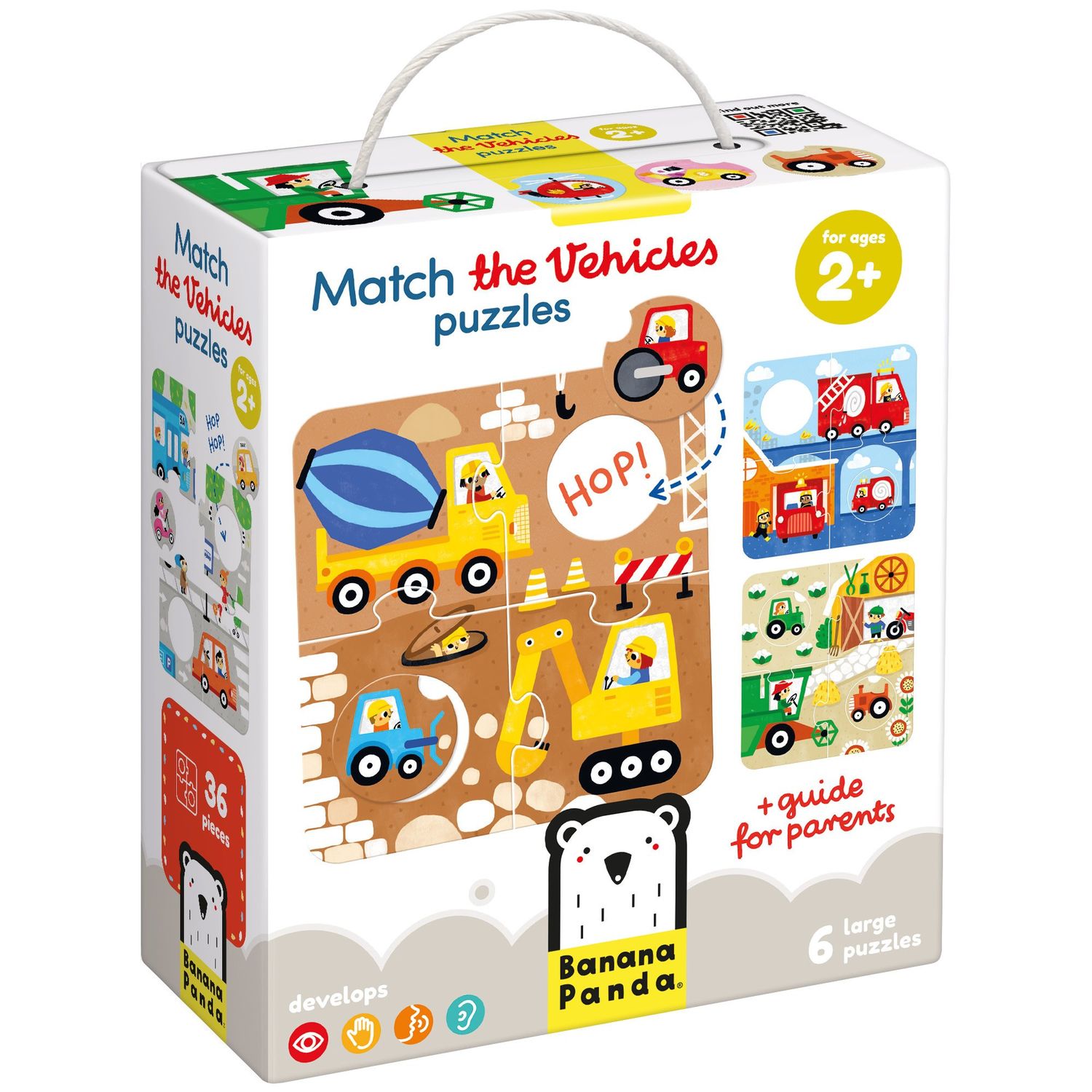 Match the Vehicles Puzzles for ages: 2+