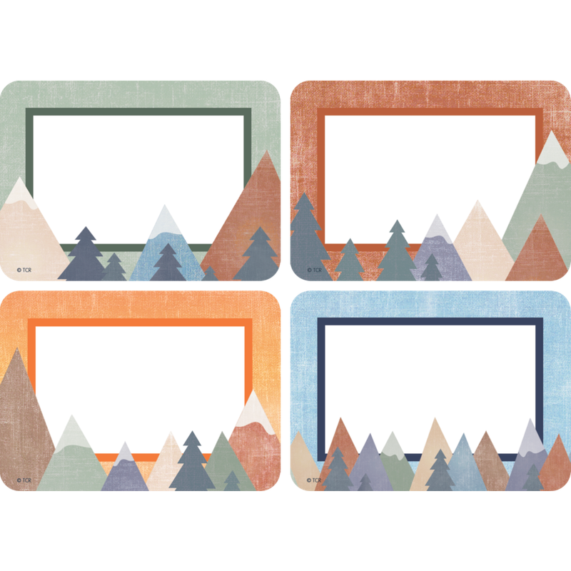 Moving Mountains Name Tags/Labels - Multi-Pack