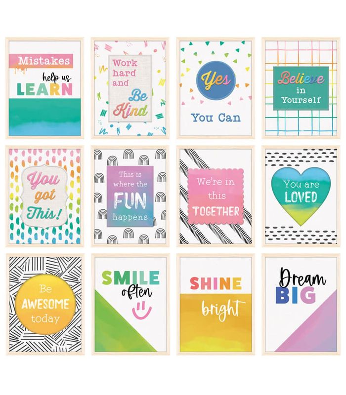 Creatively Inspired Mini Posters Set