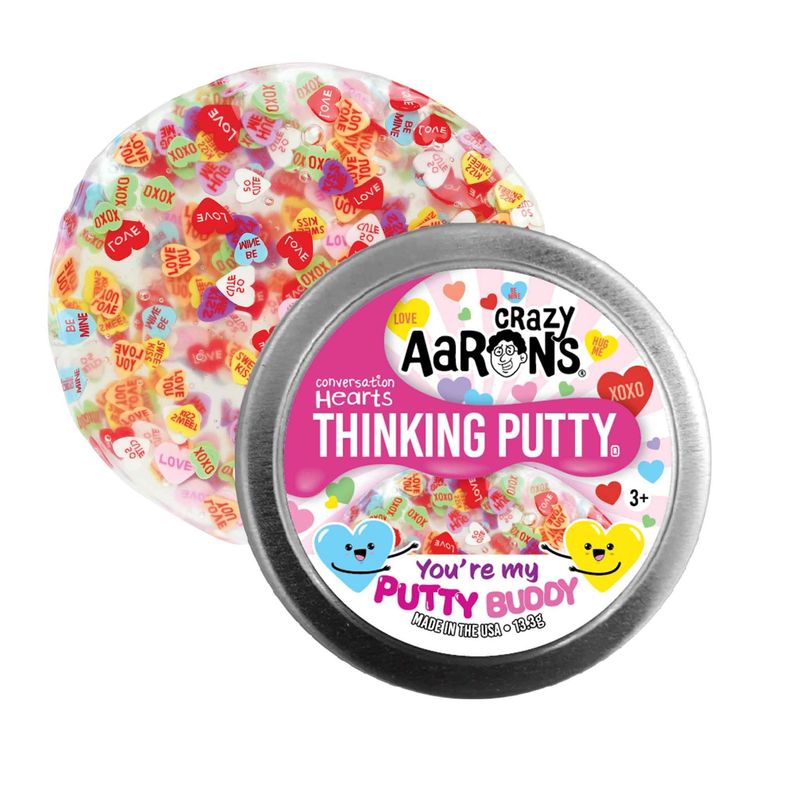 *Crazy Aaron's® - Conversation Hearts Thinking Putty® (You're My Putty Buddy)