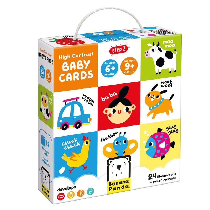 High Contrast Baby Cards for ages: 6m+, 9m+