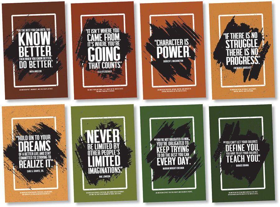 Inspirational Quotes-African American Influencers BB Set