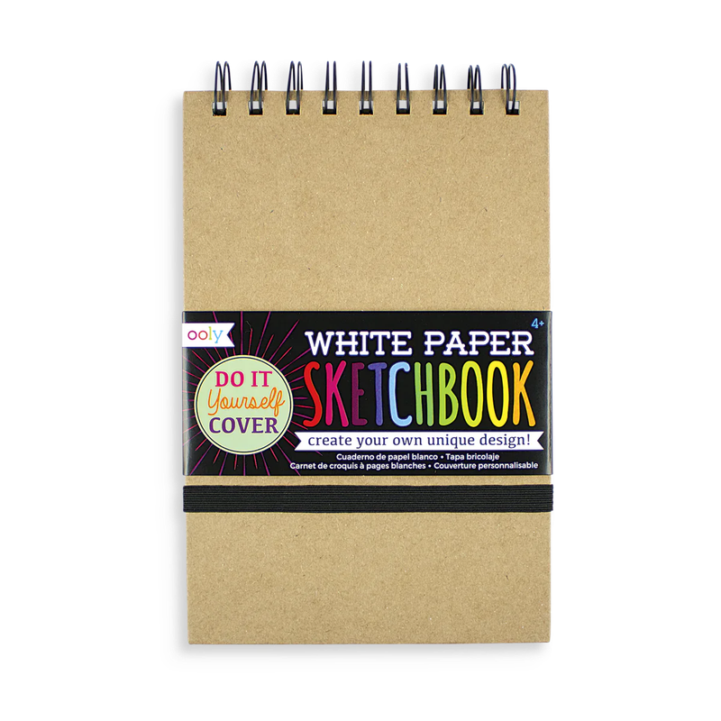 White DIY Cover Sketchbook