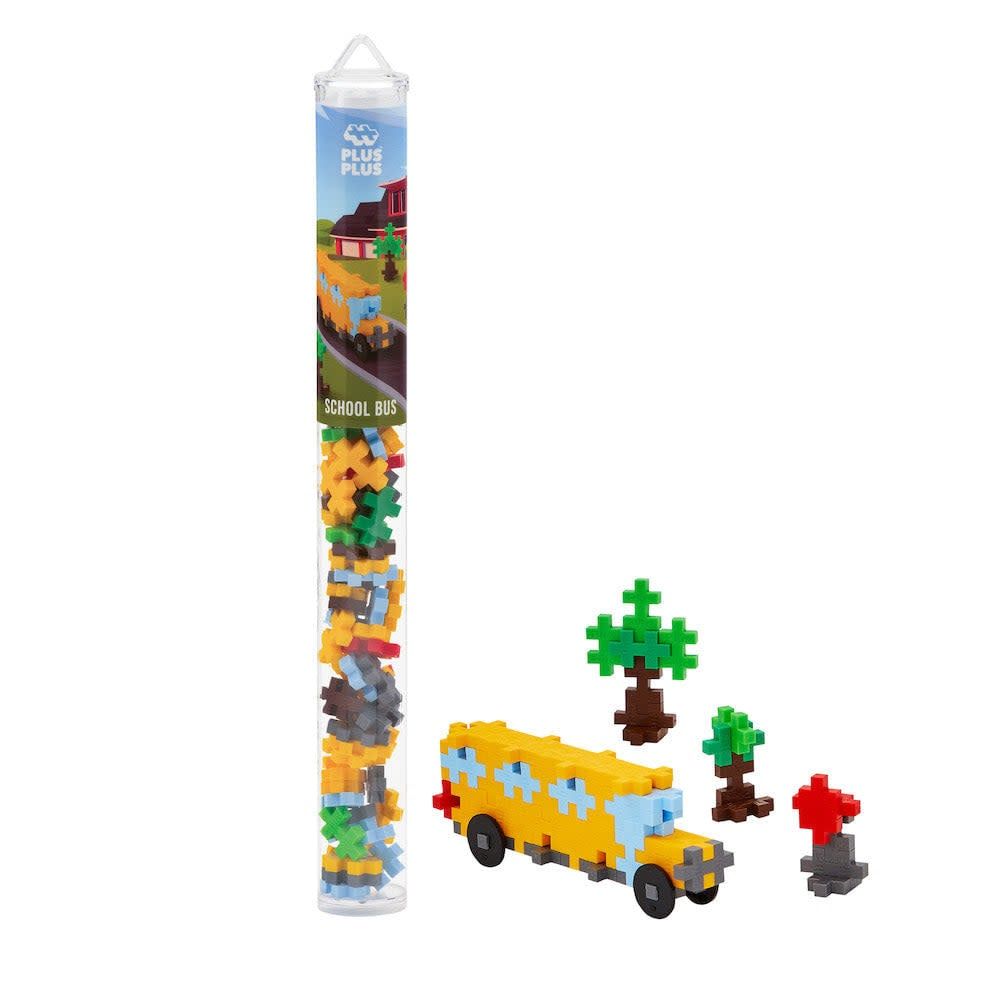 PLUS PLUS® Tube - 70 PC - School Bus