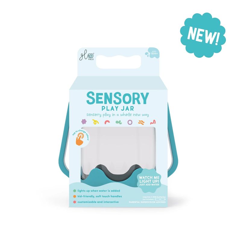 Blue Sensory Play Jar