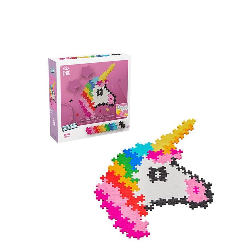PLUS PLUS® Puzzle by Number® - 250 PC - Unicorn
