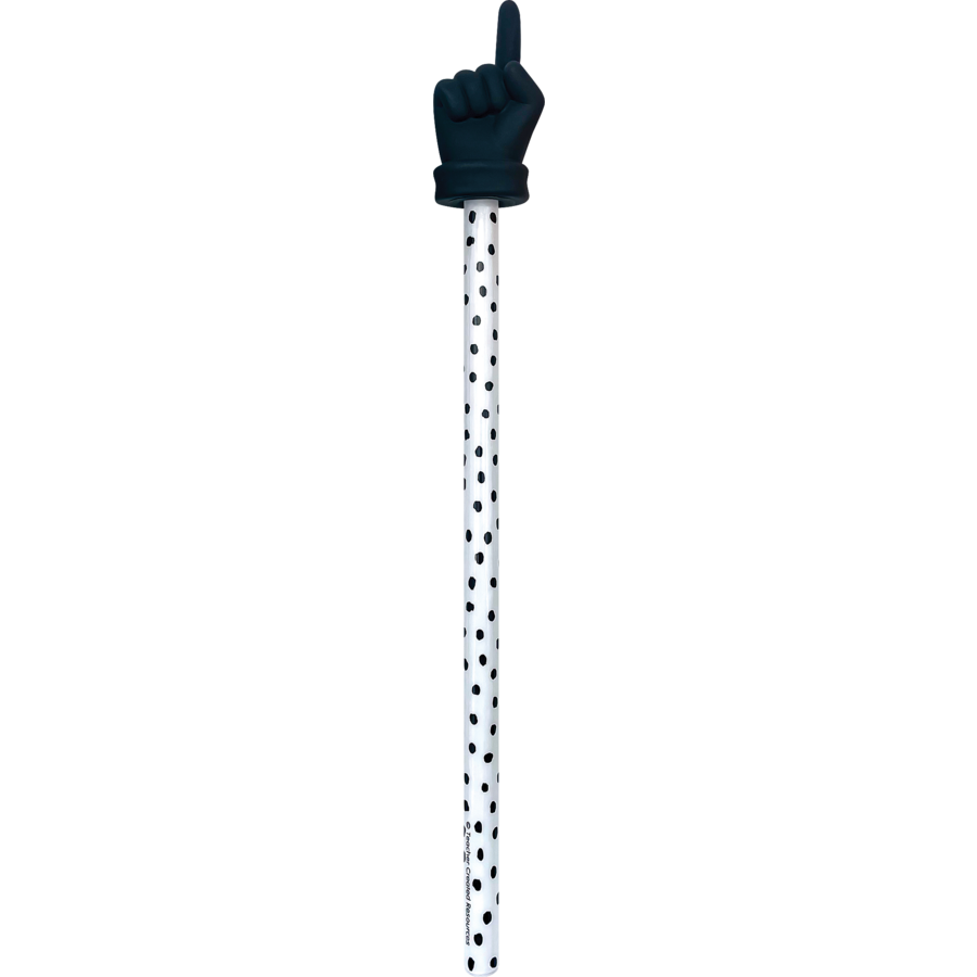 Black Painted Dots Hand Pointer