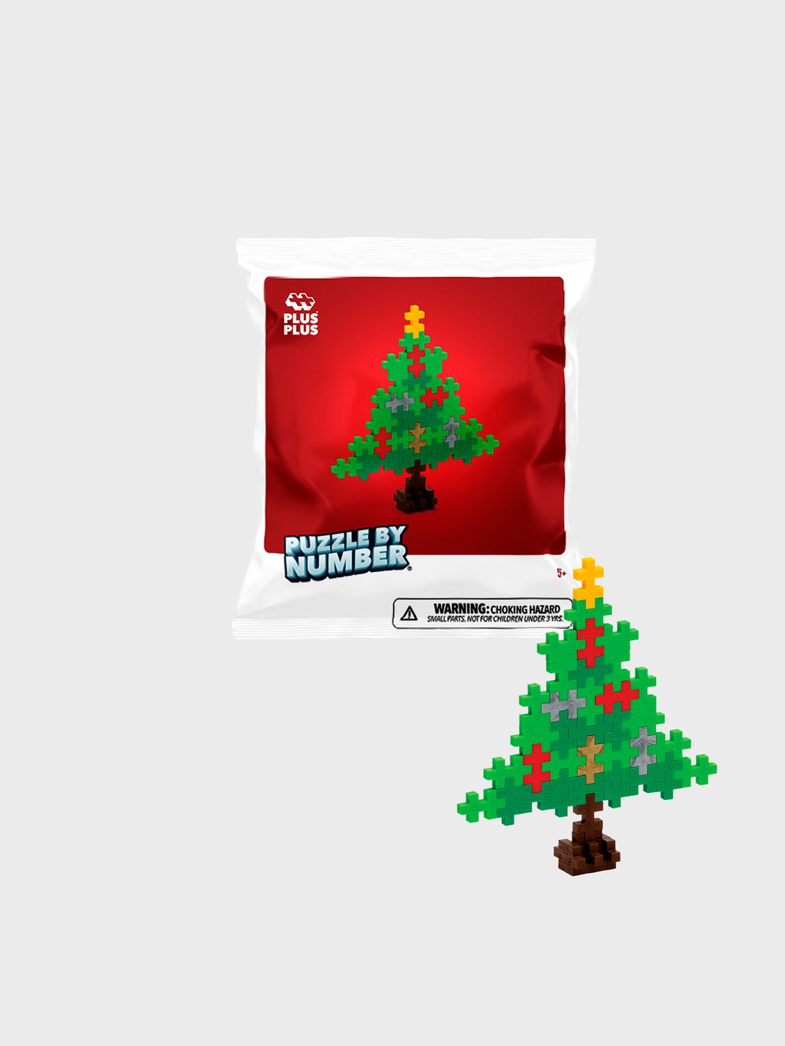 PLUS PLUS® Puzzle by Number® - 40 PC - Christmas Tree