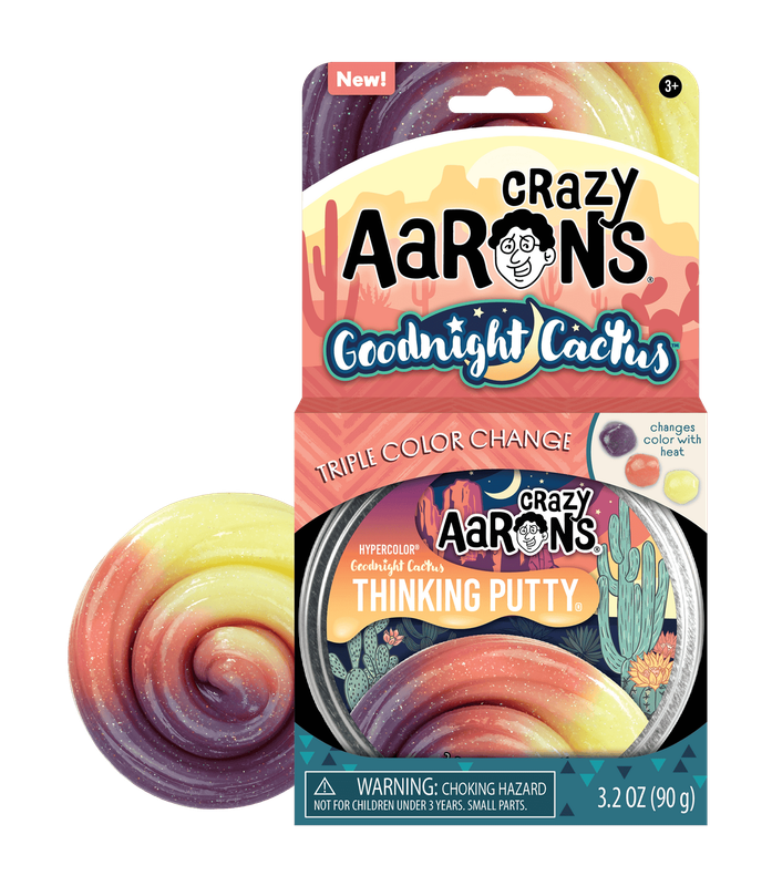 Crazy Aaron's® - Mini Thinking Putty® (Goodnight Cactus)