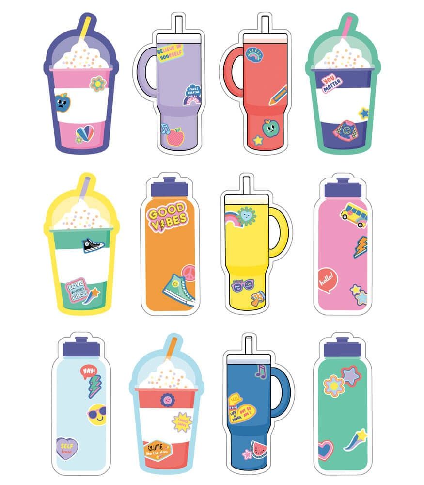 We Stick Together Cups & Water Bottles Cutouts
