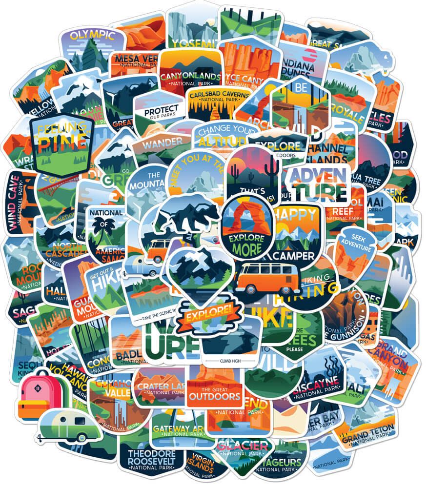 Adventure Vinyl Sticker Pack
