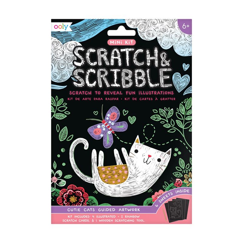 Cutie Cats Scratch and Scribble Mini Kit
