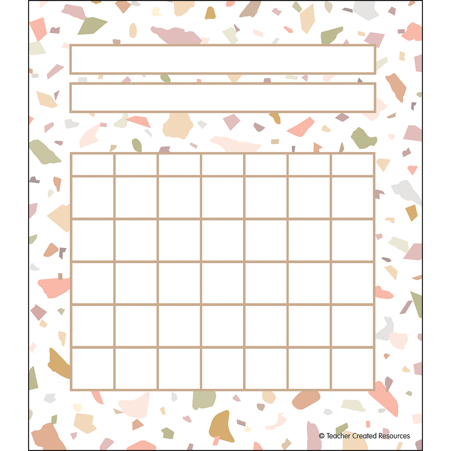 Terrazzo Tones Incentive Charts