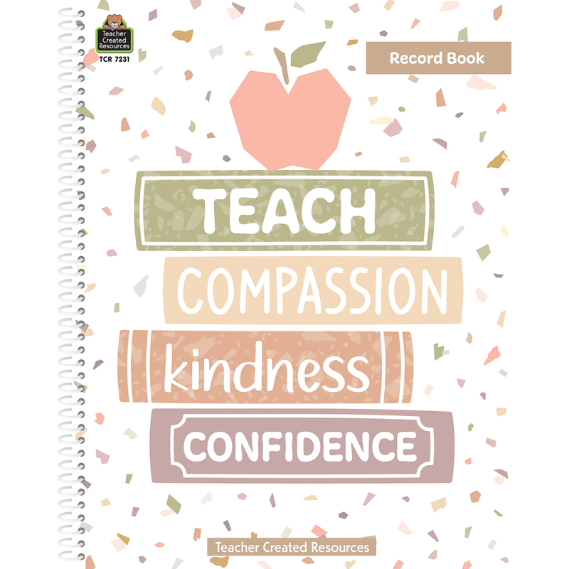 Terrazzo Tones Teacher Record Book