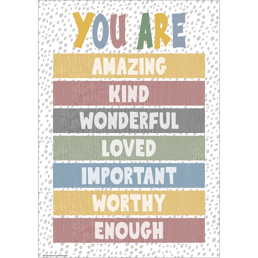 You Are Enough Positive Poster
