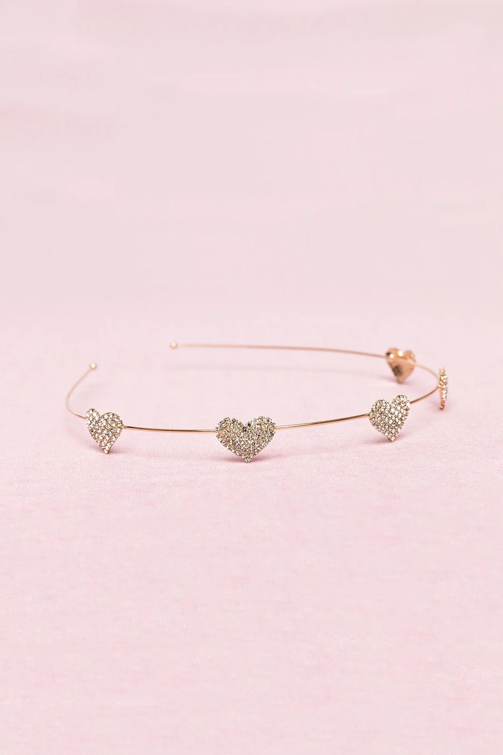 Boutique Rhinestone Heart Headband