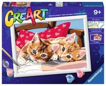 CREART Two Cuddly Cats