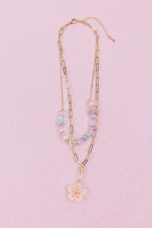 Boutique  Chic Garden Gem Necklace