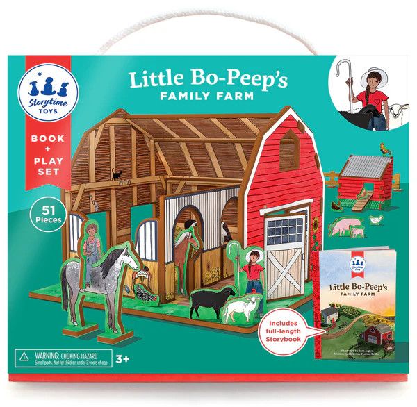 *Bo Peep's Family Farm Book and Playset