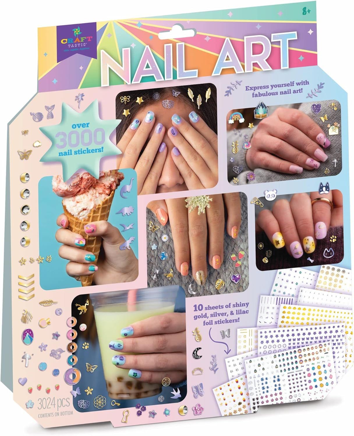 *Craft-Tastic Nail Stickers