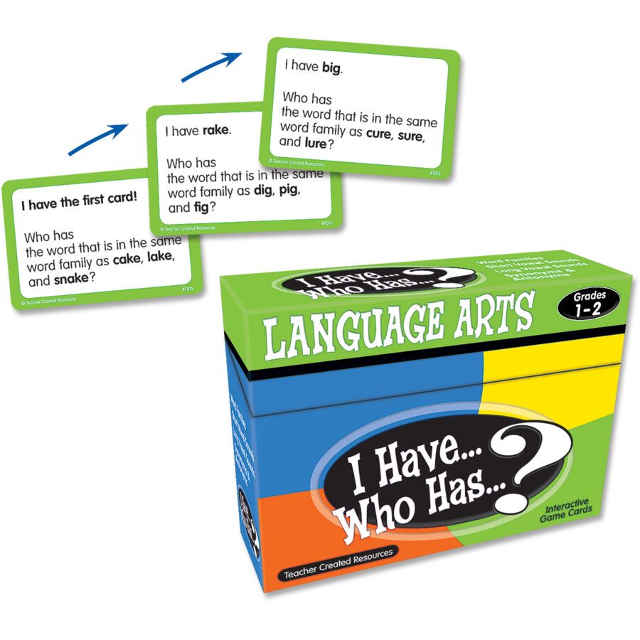 I Have… Who Has…? Language Arts Game, Grade Level: 1-2