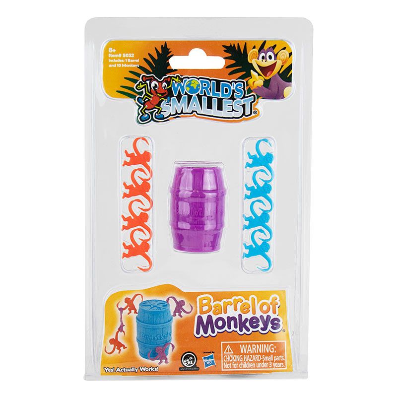 World's Smallest Barrel of Monkeys