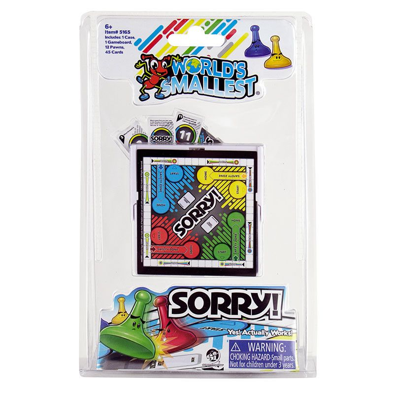 World's Smallest Sorry!