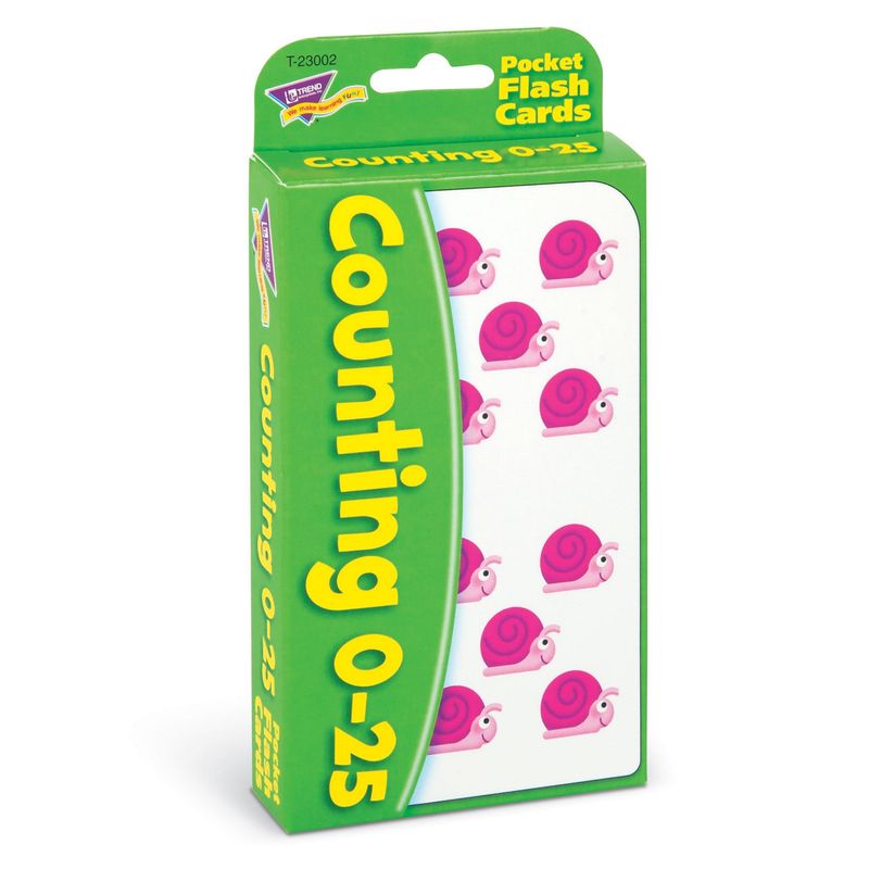 Counting 0-25 Pocket Flash Cards