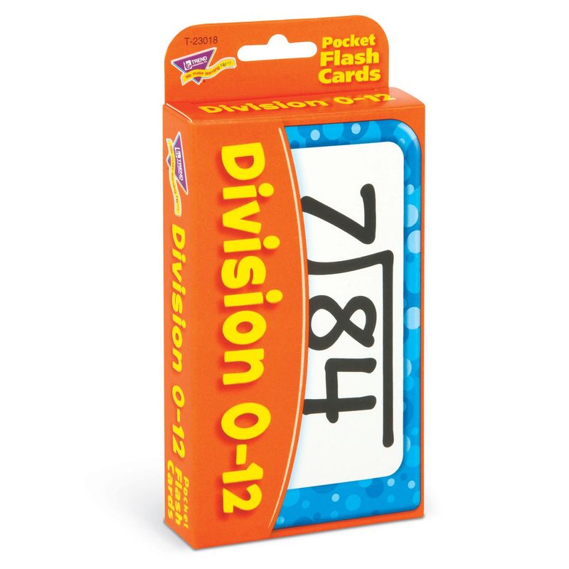 Division 0-12 Pocket Flash Cards