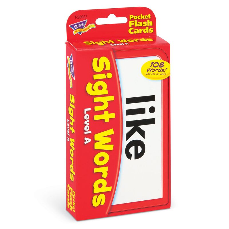 Sight Words – Level A Pocket Flash Cards